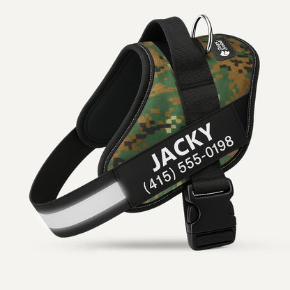 SecureStripe Personalized Dog Harness